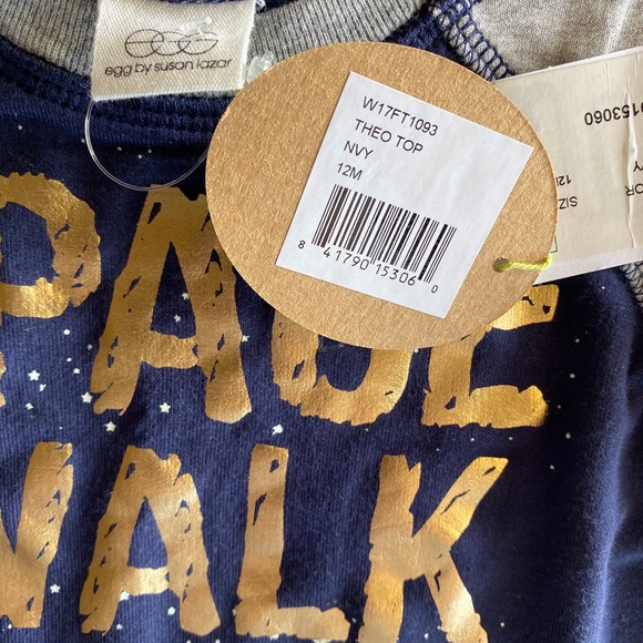 EGG by Susan Lazar 12 mo boys sweater NWT - Picture 3 of 3